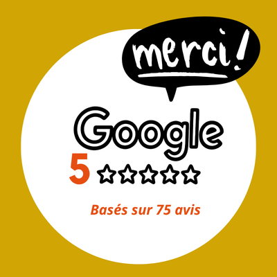 75 Avis Google 5 &eacute;toiles