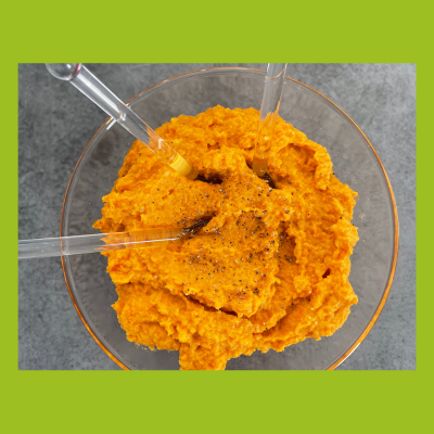 Recette diététique - Houmous de carotte au sésame