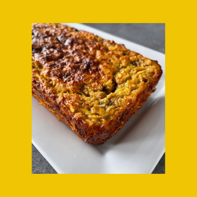 Recette diététique - Gâteau à la banane et au chocolat