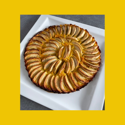 Recette diététique - Tarte aux pommes sans pâte