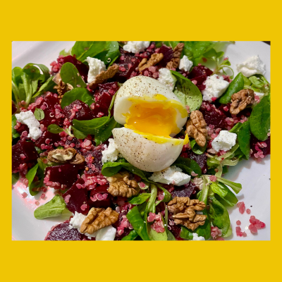 Salade complète de betterave