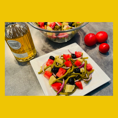 Salade de haricots verts pommes de terre et tomates
